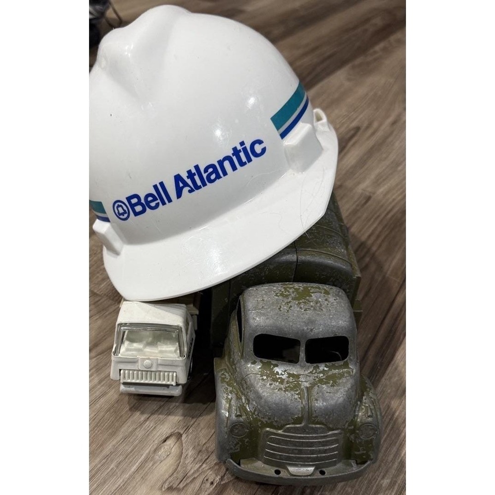 Vintage Bell Atlantic Hard Hat Telephone Tonka Bell System Trucks Memorabilia
